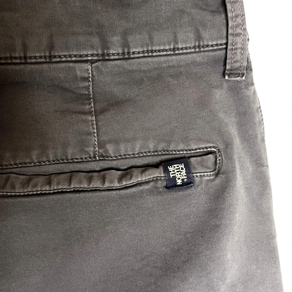 North Face Mens Pants 32 Short Gray Cotton Stretch Casual Outdoor Cargo Gorpcore